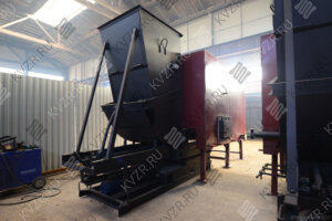 Котел КВм 1 МВт с ТШПМ-1.45