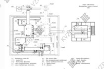 Схема подключения и монтажа водогрейного промышленного котла КВм-0.63 с топкой РПК