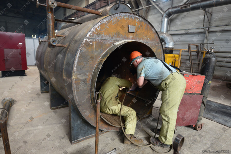 Изготовление парового котла